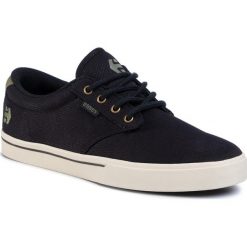 Tenisówki ETNIES - Jameson 2 Eco 4101000323 Black/Green/Gold. Czarne półbuty męskie Etnies, na co dzień, bez wzorów, z gumy, klasyczne, bez zapięcia. Za 299,00 zł.