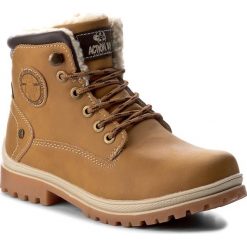 Buty zimowe chłopięce: Trapery ACTION BOY – CP40-6950J Miodowy