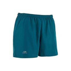 Spodenki do biegania RUN DRY męskie. Niebieskie spodenki sportowe męskie KALENJI, m, bez wzorów, z poliesteru, do biegania. Za 19,99 zł.