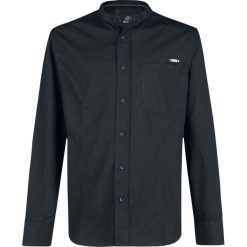 Brandit Gibson Stand Up Collar Koszula czarny. Czarne koszule męskie marki Brandit, s, ze stójką, z długim rękawem. Za 62,90 zł.