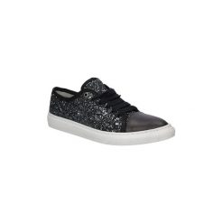 Buty Bullboxer TRAMPKI 795E5T000. Czarne trampki i tenisówki damskie marki Bullboxer, bez wzorów, bez zapięcia. Za 129,99 zł.