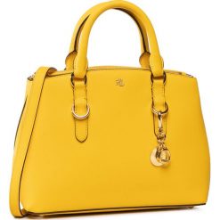 Torebka LAUREN RALPH LAUREN - Mini Zip 431802426002 Canry Yllw. Żółte torebki klasyczne damskie Lauren Ralph Lauren, z aplikacjami, ze skóry, klasyczne, duże, zdobione, bez dodatków. Za 1349,00 zł.