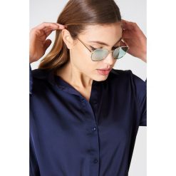 Le Specs Okulary przeciwsłoneczne Neptune - Gold. Brązowe okulary przeciwsłoneczne damskie aviatory Le Specs. W wyprzedaży za 121,58 zł.