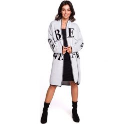Kardigan z napisami - model 1. Swetry damskie BE, s, z napisami. W wyprzedaży za 169,00 zł.