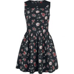 Hell Bunny Stevie Mini Dress Sukienka czarny. Czarne sukienki damskie marki Hell Bunny, xl, bez wzorów, bez kołnierzyka, bez rękawów, mini. Za 229,90 zł.