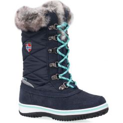 Trollkids Śniegowce Dziecięce Holmenkollen Navy/Mint 28. Buty dziewczęce zimowe Trollkids. Za 219,00 zł.
