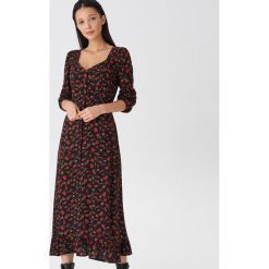 Sukienka maxi w kwiaty - Wielobarwny. Sukienki damskie House, s, w kwiaty, bez kołnierzyka, bez rękawów, maxi. W wyprzedaży za 49,99 zł.