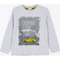 Coccodrillo - Longsleeve dziecięcy 92-122 cm. Szare t-shirty chłopięce COCCODRILLO, z nadrukiem, z dzianiny, z długim rękawem. Za 49,90 zł.