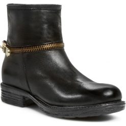 Botki VENEZIA - Montone Nero B335 Fondo Gioia Nero. Czarne botki damskie na obcasie marki Venezia, z materiału. W wyprzedaży za 269,00 zł.