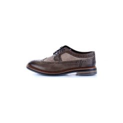 Derby Base London SC0270G. Szare półbuty męskie marki Base London, bez wzorów, bez zapięcia. Za 353,83 zł.