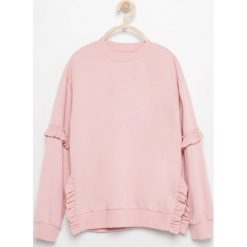 Bluzy dziewczęce: Bluza z falbanami - Różowy