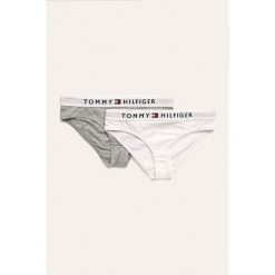 Tommy Hilfiger - Figi dziecięce 128-164 cm (2 pack). Białe majtki dziewczęce TOMMY HILFIGER, z elastanu. Za 99,90 zł.