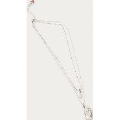 Guess Jeans - Naszyjnik. Szare naszyjniki damskie Guess Jeans, srebrne. W wyprzedaży za 179,90 zł.