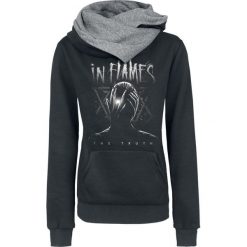 Bluzy damskie: In Flames The Truth Bluza z kapturem damska melanż czarny/szary