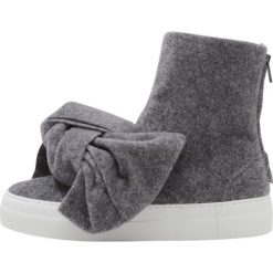 Trampki damskie slip on: Joshua Sanders BOW Tenisówki i Trampki wysokie grey