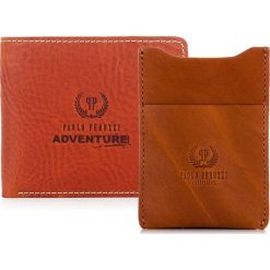 POMYSŁ NA PREZENT: PORTFEL MĘSKI PAOLO PERUZZI + ETUI NA KARTY. Portfele męskie Paolo Peruzzi, bez wzorów, ze skóry. Za 129,90 zł.