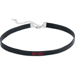 AC/DC Logo Choker Naszyjnik czarny. Czarne naszyjniki damskie marki AC/DC, metalowe. Za 42,90 zł.