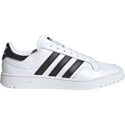 Adidas Originals Team Court Tenisówki Biały. Białe trampki męskie adidas Originals, bez wzorów, ze skóry, bez zapięcia. Za 343,95 zł.