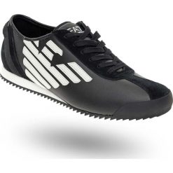 SNEAKERSY EA7 Emporio Armani. Czarne sneakersy męskie EA7 Emporio Armani, na sznurówki. Za 467,40 zł.
