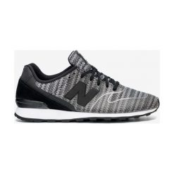 New Balance 996 Tenisówki Czarny Szary. Szare trampki męskie New Balance, bez wzorów, ze skóry, bez zapięcia. Za 462,95 zł.