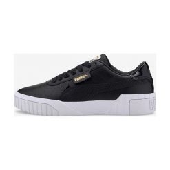 Puma Cali Tenisówki Czarny. Czarne trampki i tenisówki damskie Puma, bez wzorów, ze skóry, bez zapięcia. Za 395,95 zł.