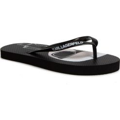 Japonki KARL LAGERFELD - Z19034 Black 09B. Czarne klapki damskie . Za 199,00 zł.