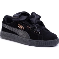 Sneakersy PUMA - Suede Heart Artica Wn's 367029 02 Puma Black/Puma Black. Czarne półbuty damskie Puma, ze skóry. W wyprzedaży za 219,00 zł.