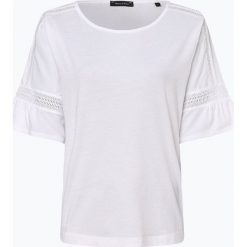 Marc O'Polo - T-shirt damski, biały. Białe t-shirty damskie s, w koronkowe wzory, z bawełny, polo. Za 199,95 zł.
