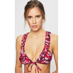 Vero Moda - Biustonosz kąpielowy. Czerwone stroje kąpielowe damskie marki Vero Moda, s, bez wzorów, z elastanu. Za 119,90 zł.