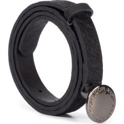 Pasek Damski JOOP! - 8281 Black/Gun 001. Czarne paski damskie JOOP!, w paski, ze skóry. Za 399,00 zł.