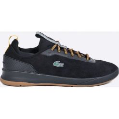 Lacoste - Buty. Czarne buty sportowe męskie marki Lacoste, z materiału, na sznurówki. W wyprzedaży za 299,90 zł.