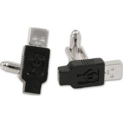 Tematyczne Męskie Spinki do Mankietów -ALTIES- USB, Wtyczka, Port SPMALT0280. Spinki do mankietów męskie Alties. Za 45,00 zł.