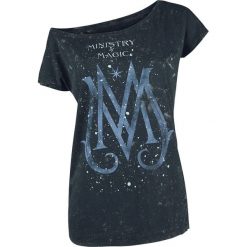 Fantastic Beasts Grindelwalds Verbrechen - Ministry Of Magic Koszulka damska czarny. Czarne koszulki damskie marki Fantastic Beasts, l, z nadrukiem, bez kołnierzyka. Za 99,90 zł.
