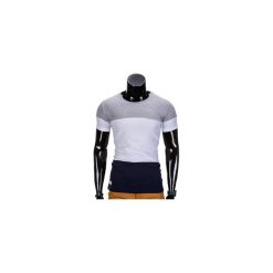 T-SHIRT MĘSKI BEZ NADRUKU S836 - SZARY. Szare t-shirty męskie z nadrukiem marki Inny, m. Za 29,00 zł.
