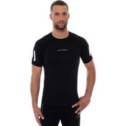 Brubeck Koszulka męska ATHLETIC z krótkim rękawem czarny r. XL (SS11090). Czarne koszulki sportowe męskie marki Brubeck, xl. Za 109,99 zł.