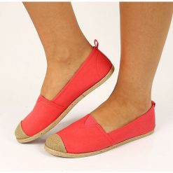 Espadryle damskie: Koralowe tenisówki damskie espadryle McKeylor