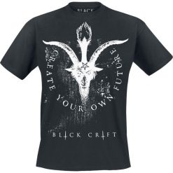 Blackcraft Cult Baphomet Head T-Shirt czarny. Czarne t-shirty męskie z nadrukiem marki Blackcraft Cult, l, z bawełny, z okrągłym kołnierzem. Za 121,90 zł.
