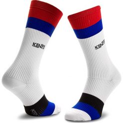 Skarpetki męskie: Skarpety Wysokie Męskie KENZO – 8SM210 JSY White 01