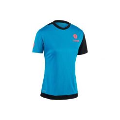 Koszulka do piłki ręcznej krótki rękaw Campaign damska. Niebieskie t-shirty damskie marki Hummel, xs. W wyprzedaży za 39,99 zł.