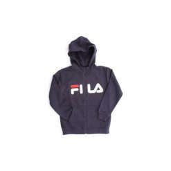 Bluzy Fila 687308 LOGO HOODY. Czarne bluzy damskie Fila, bez wzorów, bez rękawów, bez kaptura. Za 216,27 zł.