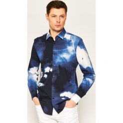 Koszula Boss Ronni 50428413. Niebieskie koszule męskie Boss, m, bez wzorów, z bawełny, casualowe, bez kołnierzyka, bez rękawów. Za 429,00 zł.