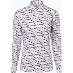 Eterna Slim Fit - Bluzka damska, niebieski. Niebieskie bez kategorii marki Eterna Slim Fit, z nadrukiem. Za 349,95 zł.