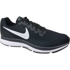 Nike Air Zoom Pegas 34 880555-001 47 Czarne. Czarne buty sportowe męskie Nike, bez zapięcia, do biegania. W wyprzedaży za 399,99 zł.