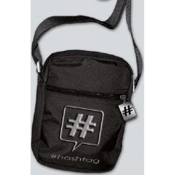 Torebka na ramię męska Hashtag. Czarne torby męskie na ramię marki DaVinci, bez wzorów. Za 43,55 zł.