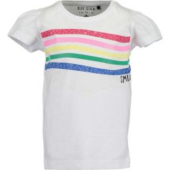 Blue Seven - T-shirt dziecięcy 92-128 cm. Czerwone bluzki dziewczęce Blue Seven, z nadrukiem, z bawełny, z okrągłym kołnierzem, z krótkim rękawem, krótkie, bez kaptura. Za 49,90 zł.