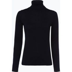 Brookshire - Sweter damski z domieszką wełny merino, niebieski. Czarne swetry klasyczne damskie marki brookshire, m, w paski, z dżerseju. Za 179,95 zł.