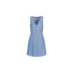 Sukienki krótkie Vero Moda VMCOCO. Niebieskie sukienki damskie Vero Moda, s, bez wzorów, bez kołnierzyka, z krótkim rękawem, krótkie, mini. Za 149,00 zł.