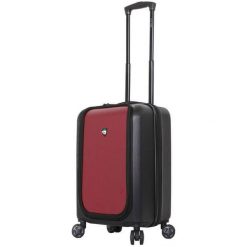 Mia Toro walizka podróżna M1709/2-S - czarna/bordowa. Czerwone walizki Mia Toro, bez wzorów, sportowe. W wyprzedaży za 491,00 zł.