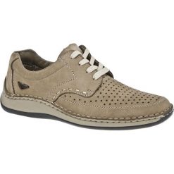 Półbuty RIEKER - 05237-64 Beige. Brązowe półbuty męskie marki Rieker, na co dzień, bez wzorów, ze skóry, bez zapięcia. Za 269,00 zł.