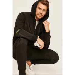 Diesel - Bluza. Czarne bluzy męskie Diesel, xl, z nadrukiem, z bawełny, z kapturem, bez rękawów, z kapturem. Za 949,90 zł.